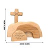 Easter Resurrection Scene Set - Wooden Empty Tomb Scene Easter