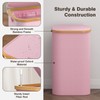 Laundry Hamper With Lid 100L, Clothes Hamper for Laundry with