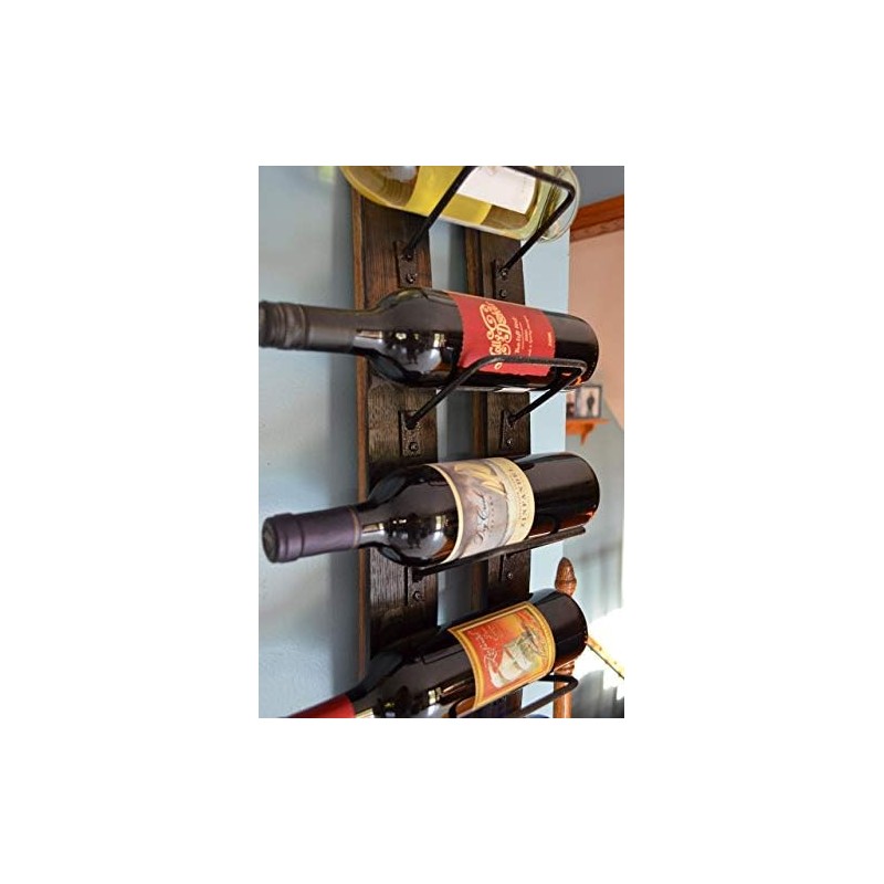 Barrels & Barn Wood Wall Wine Rack - 6 Bottle