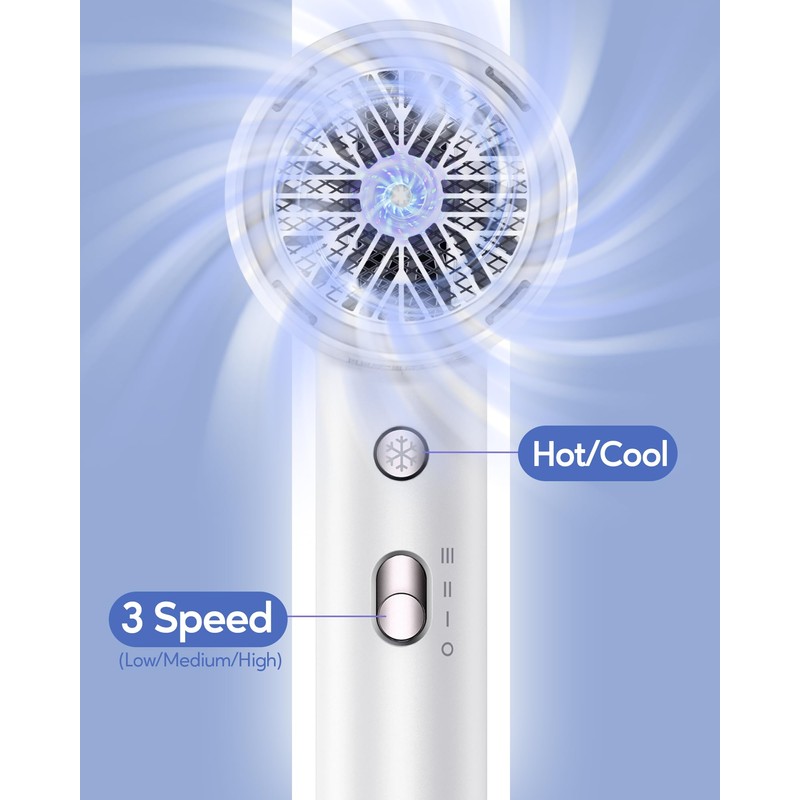 Wavytalk Hair Dryer with Diffuser 1875W Ionic Blow Dryer for