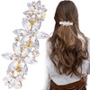 Joez Wonderful Rhinestone Hair Clip Sparkly Crystal Barrettes French Wedding