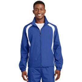 Sport-Tek Colorblock Raglan Jacket M True Royal/White
