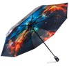 Doppler Magic Fibre Women's Pocket Umbrella with Automatic Open/Close, Nebula,