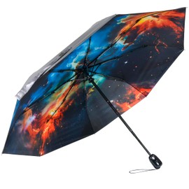 Doppler Magic Fibre Women's Pocket Umbrella with Automatic Open/Close, Nebula, Automatic pocket umbrella