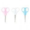 Round Nose Hair & Eyebrow Trimming Scissors RD-11850 Blue 9ea