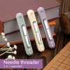 3pcs Upgraded 2 in 1 Needle Threader Seam Ripper, Multifunctional