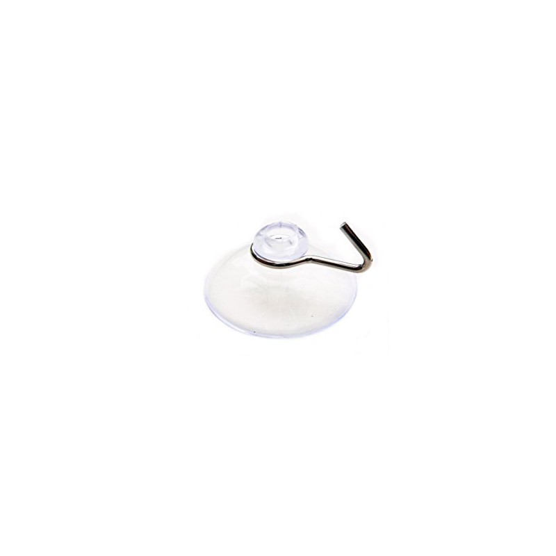 Pack of 12 x 20mm Metal Hook Suction Cups Standard
