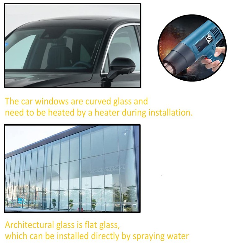 80% VLT Nano Ceramic Window Film 99% Anti UV Front