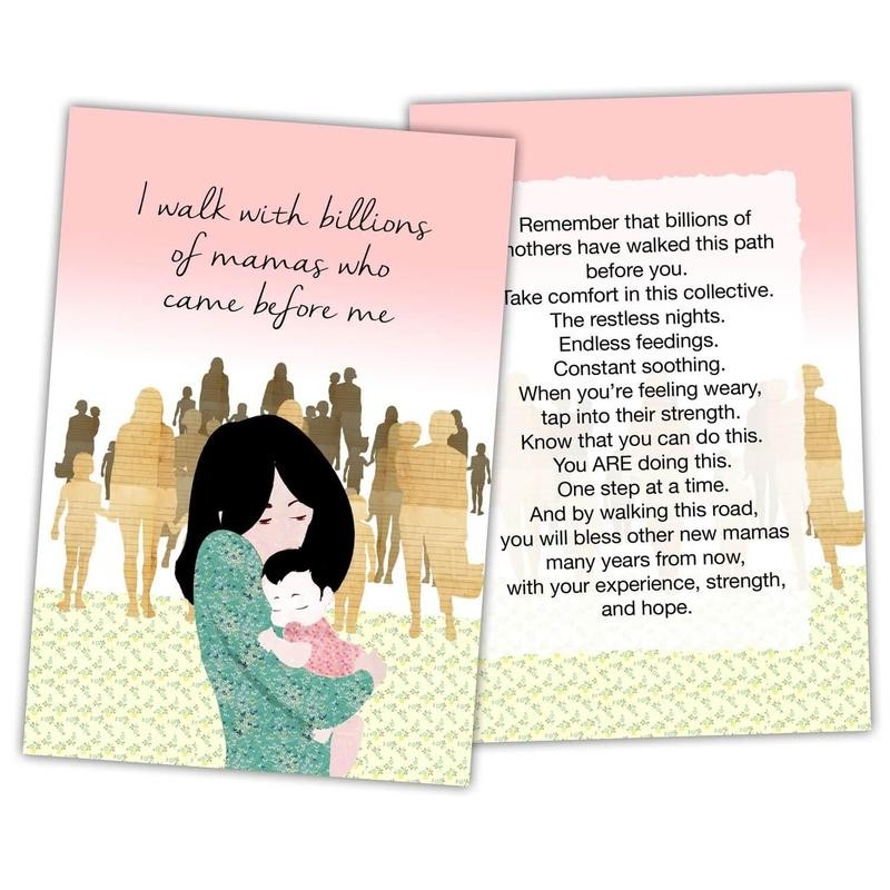 Mama Natural Postpartum Affirmation Cards