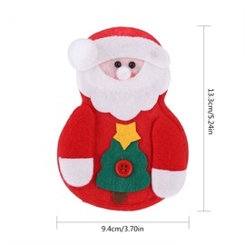 Uten Christmas Cutlery Holder, Santa Claus, 2 Pieces, Christmas Decoration, Table Decoration
