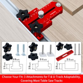 ViewReal Thin Rip Jig for Table Saw – Extended Fence Guide Accessory Compatible with Router Tables and Saw Systems, Ideal for Cutting Repetitive Narrow Strips