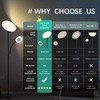 marctronic Floor Lamp, Upgraded 42W 4000LM Super Bright LED Floor