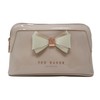 Ted Baker Aimee Curve Bow Make up Bag in Light