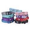 Petiry Reflective Nylon Dog Collar with Breathable Neoprene Padding,Adjustable for