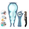 4 in 1 Jar Opener Set - Non-Slip Handle, Easy