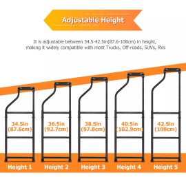 21ST Tailgate Ladder Step up to 42.5" For Toyota Tundra 2000-2021 2022 2023 2024 2025