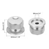 MECCANIXITY 2 Pcs Aluminium Potentiometer Knobs, 1/4" (6mm) Universal Volume