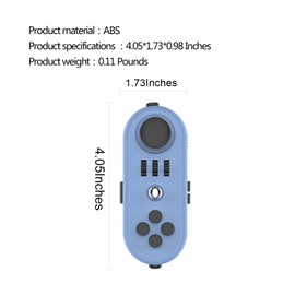 HerMeng Stress Relief Dice Toy Fidget Toy Decompression Dice Antistress Toys Fidgets Anti-Stress Anti Stress Games Toys Fidget Toys (6TH-Gray Black)