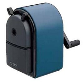 Uni KH-20 Hand Crank Wooden Pencil Sharpener - Blue (japan import)