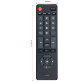 NH303UD Replaced Remote fit for Emerson TV LE391EM4 LF320EM4A LF391EM4 LF461EM4 LF320EM5S LE240EM4 LE320EM4 LF320EM4 LF501EM4 LF461EM4 LF501EM4 LF501EM4F LE240EM4 LE290EM4 LE320EM4 LF320EM4 LF320EM