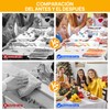10pcs Manteles desechables para Mesa Rectangular,84in(213cm),Mantel para Mesa de Banquetes,