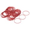 sourcing map 100 Pack Rubber Band Stretchable Rubber Elastic Band
