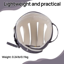 JDVBDNK Thick Head Protection Helmet for Elderly Falls, Soft Helmet for Adults, Seniors Head Protector, Seizure Protection, Home Gardening (Moon and Star, Grey)