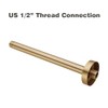 10 Inches Ceiling Mount Shower Arm and Flange, Champagne Bronze