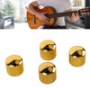4Pcs Guitar Knob Metal Volume Tone Dome Control Knob Musical