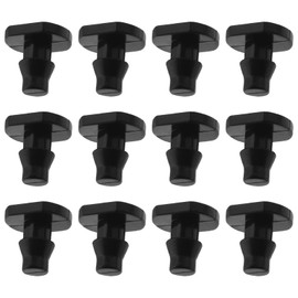 eMagTech 100PCS 1/4 Inch Drip Irrigation End Plugs Garden Hose End Stop Plug Connector for Garden Irrigation PE Pipeline Connection Greenhouse Flower Bed Courtyard