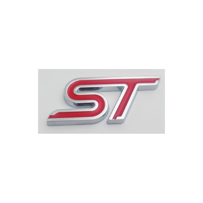 1pcs Metal new ST Car Emblem 3D Racing Decal Sport