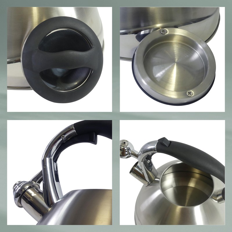 Kela Varus Kettle with Whistle, Suitable for Induction Cookers 3.0L