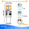 Heifymi Dimmable G8 LED Light Bulbs 3W Equivalent 20W 25W