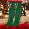 MIJOMA 2 Pairs Christmas Socks Set, Christmas Stockings with Cute