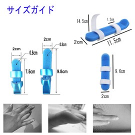 Reppkyh 4個入り 指の骨折保護スリーブは通気性です 指 サポーター ばね指 突き指 腱鞘炎 スポーツ 保護 リハビリ
