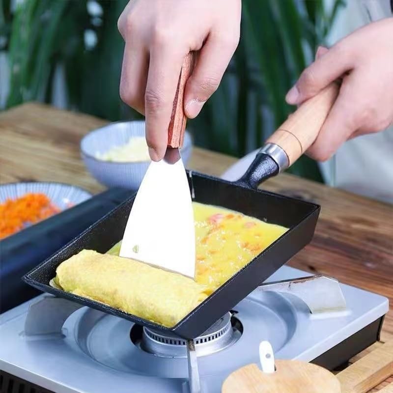 Sun Terriory Cast Iron Tamagoyaki Pan 6×7 Inch – Square