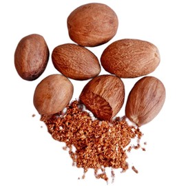 Nutmeg Seeds Whole 100g / 3.5oz, Premium Grade, Shell Removed and Cleaned, A Quality Product