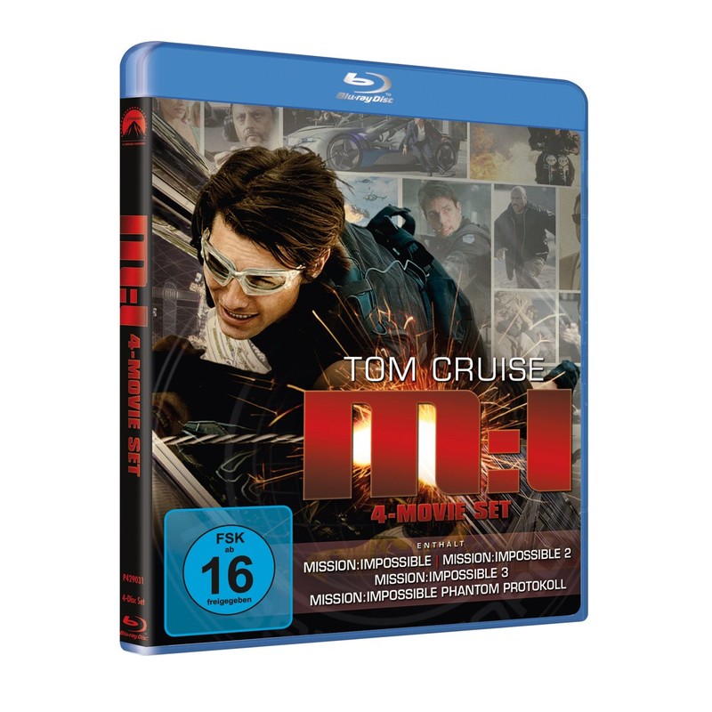 Mission: Impossible 1 - 4 [4 Blu-rays]