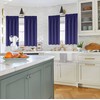 Ladity Kitchen Curtains for Windows 2 Panels Set Short Blackout