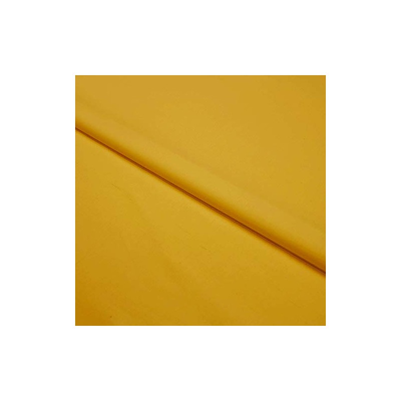 Hans-Textil-Shop Fabric by the Metre, Plain Cotton Linen Fabric, Tested