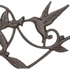 DEWEL Iron Plant Hangers, Outdoor Hanging Baskets for Plants, Decorative