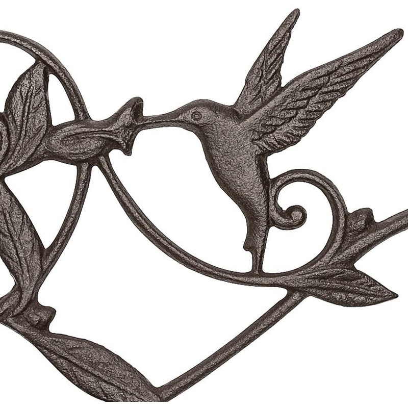 DEWEL Iron Plant Hangers, Outdoor Hanging Baskets for Plants, Decorative