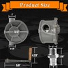 30-40 Gallon NPT Thread Gas Caddy Pump Kit Inlet Pipe