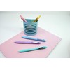 Zebra Pen Z-Grip Pastel Retractable Ballpoint Pen, Assorted Color Barrel,