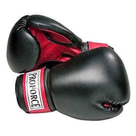 ProForce Leatherette Boxing Gloves w/Red Palm24 oz. by Pro Force