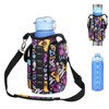 Panmout Magnetic Gym Bag with 27 oz Gym Bottle, Water