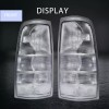 QCL-Autoparts Pair White Clear Tail Lights For 1999-2007 GMC Sierra