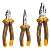 INGCO 3PCS Pliers Set Hand Tools Set, 8" Combination Pliers