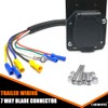 CARROFIX - Conector de luz para remolque de 7 vías,