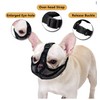 Toolzia Mesh Dog Muzzle - Adjustable Breathable for Short-Snout Breeds